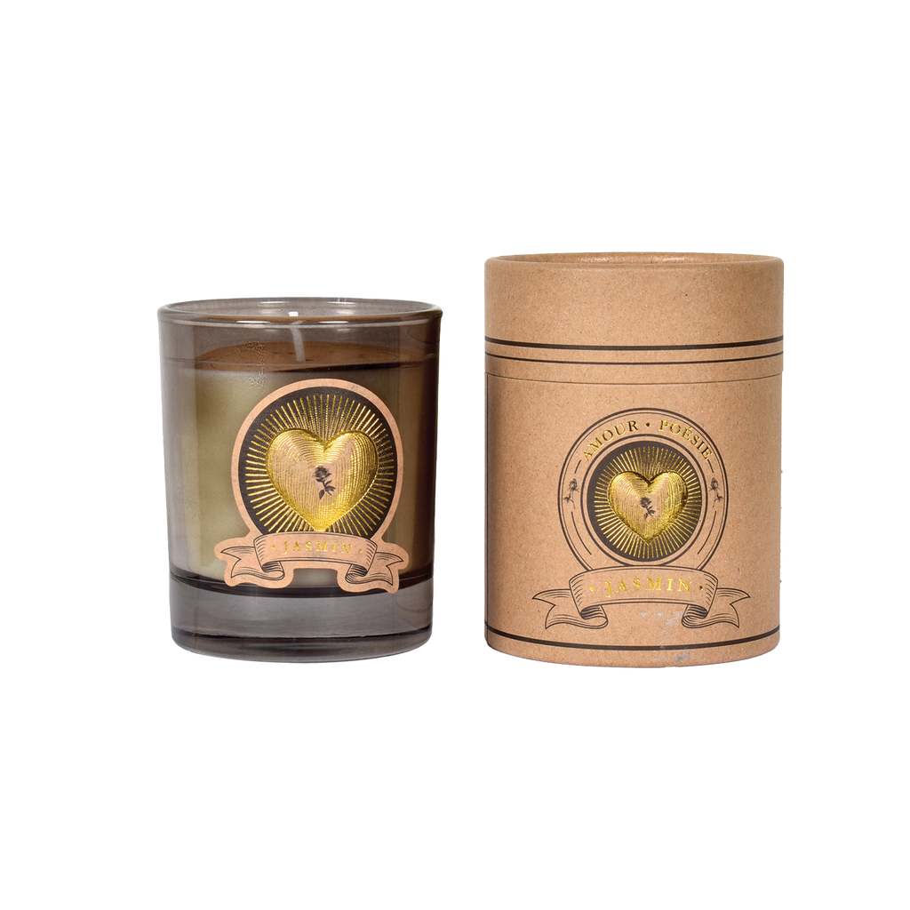 Bougie amour jasmin D8 H9,2cm
