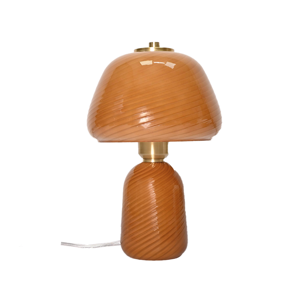Lampe Appolon brun D18 H27cm