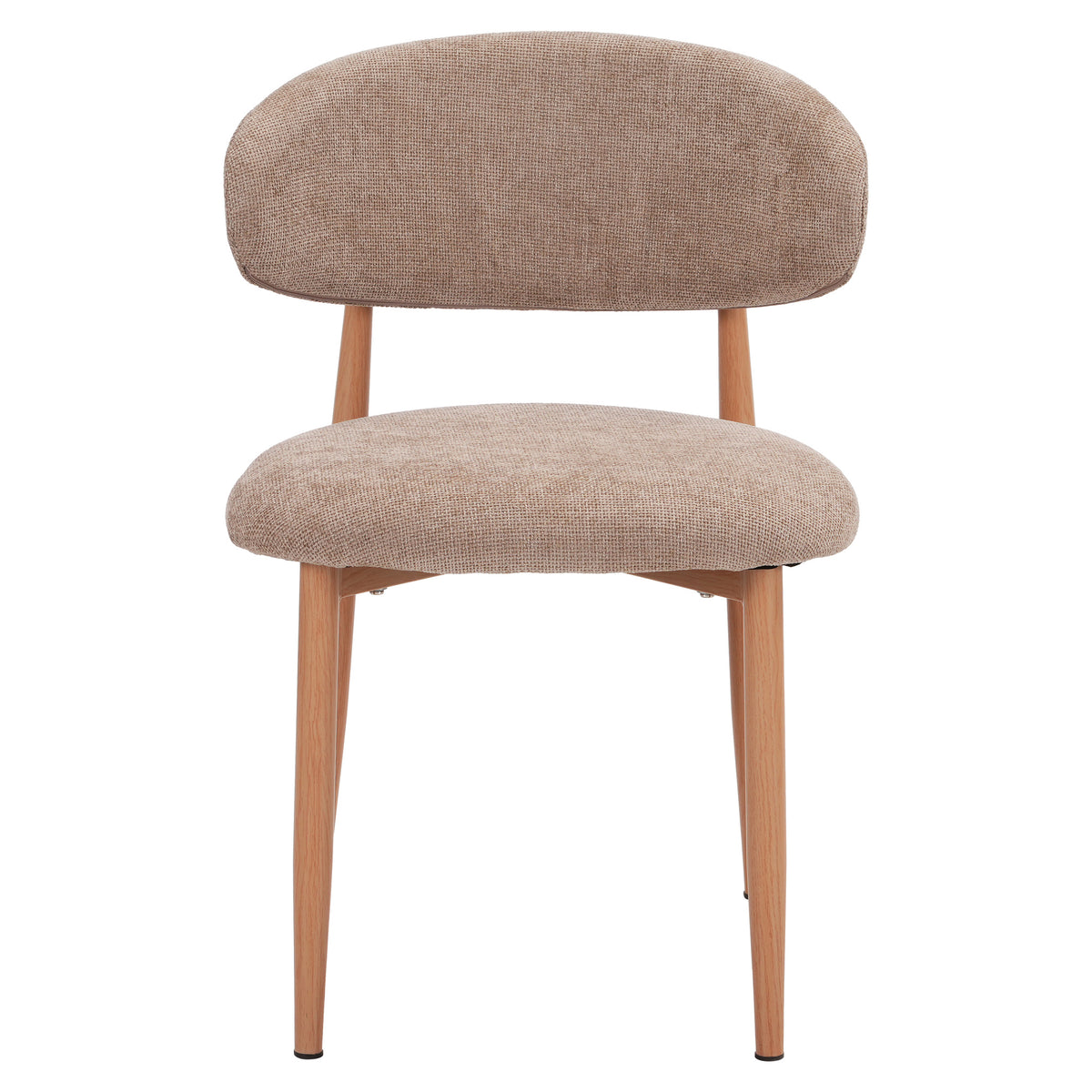 Chaise LOUISA Taupe | Pied Naturel