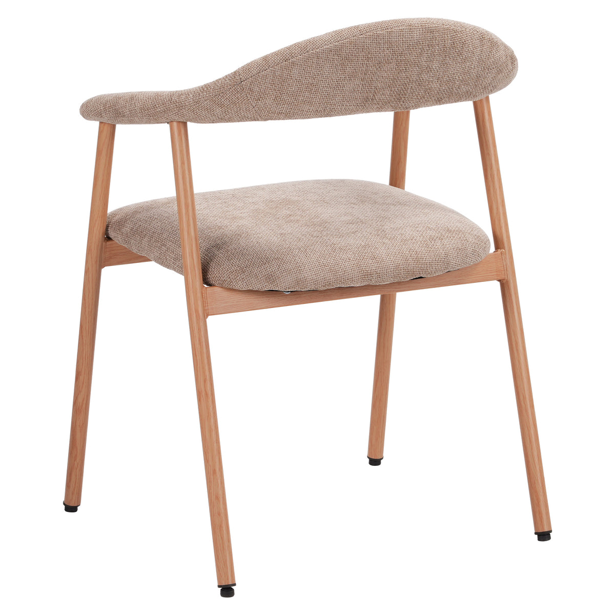 Chaise LANA Taupe | Pied Naturel