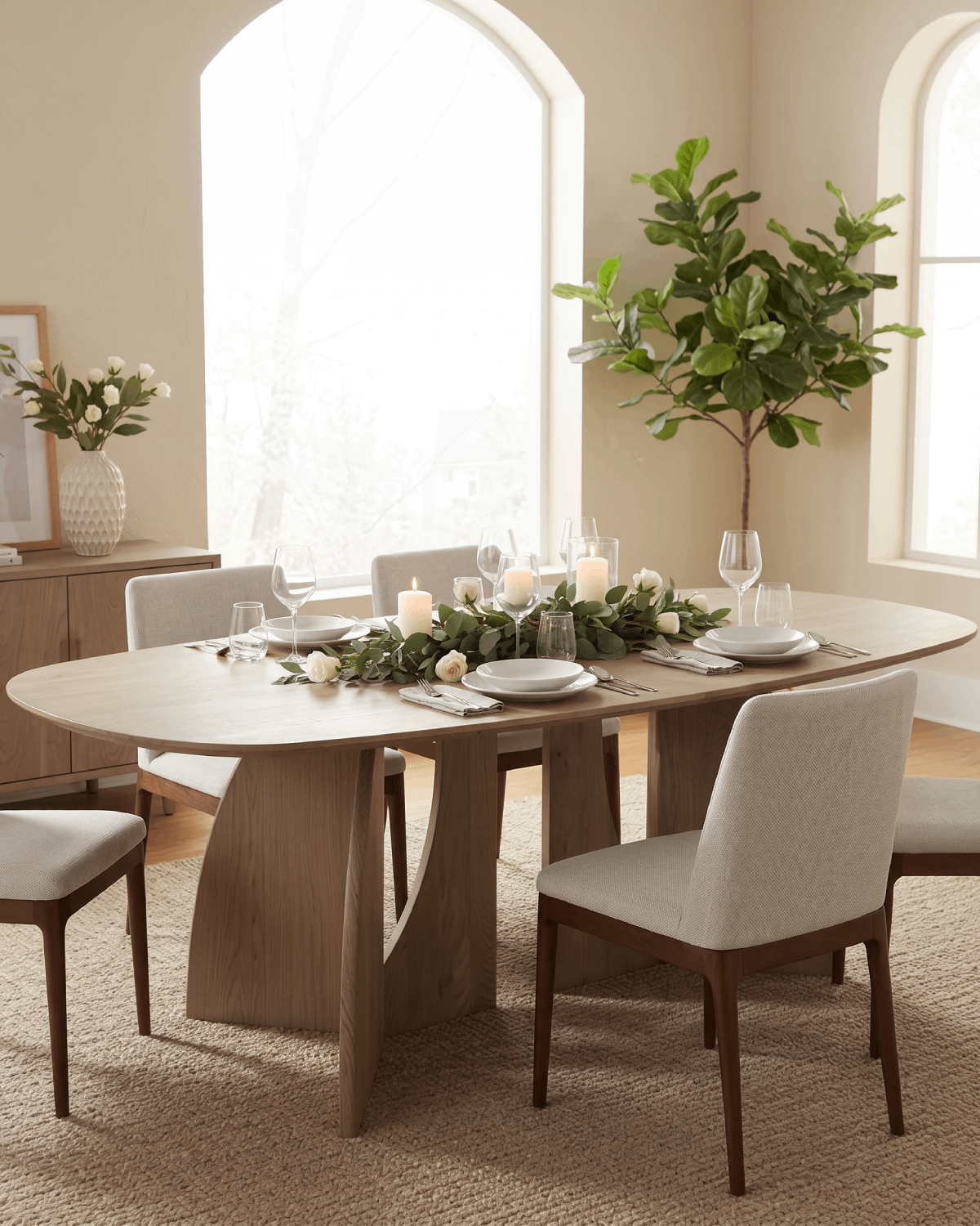 Table Repas Amelia 180x90xH76cm