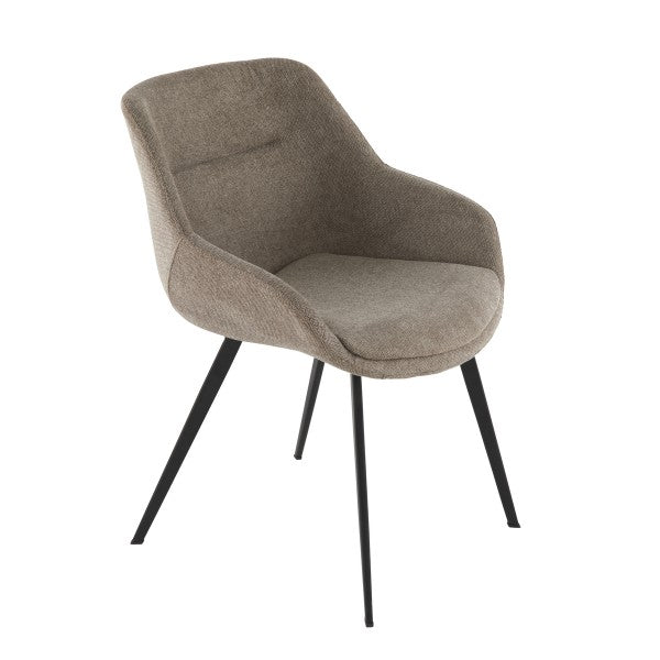Fauteuil Bridge taupe Colombe