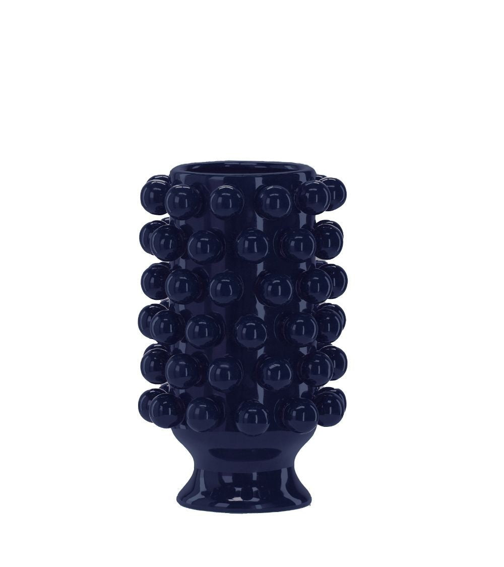Céramique de Décoration Grappa Bleue D24.5xH40cm