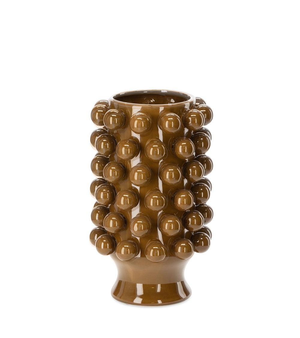 Céramique de Décoration Grappa Chataîgne D24,5xH40cm