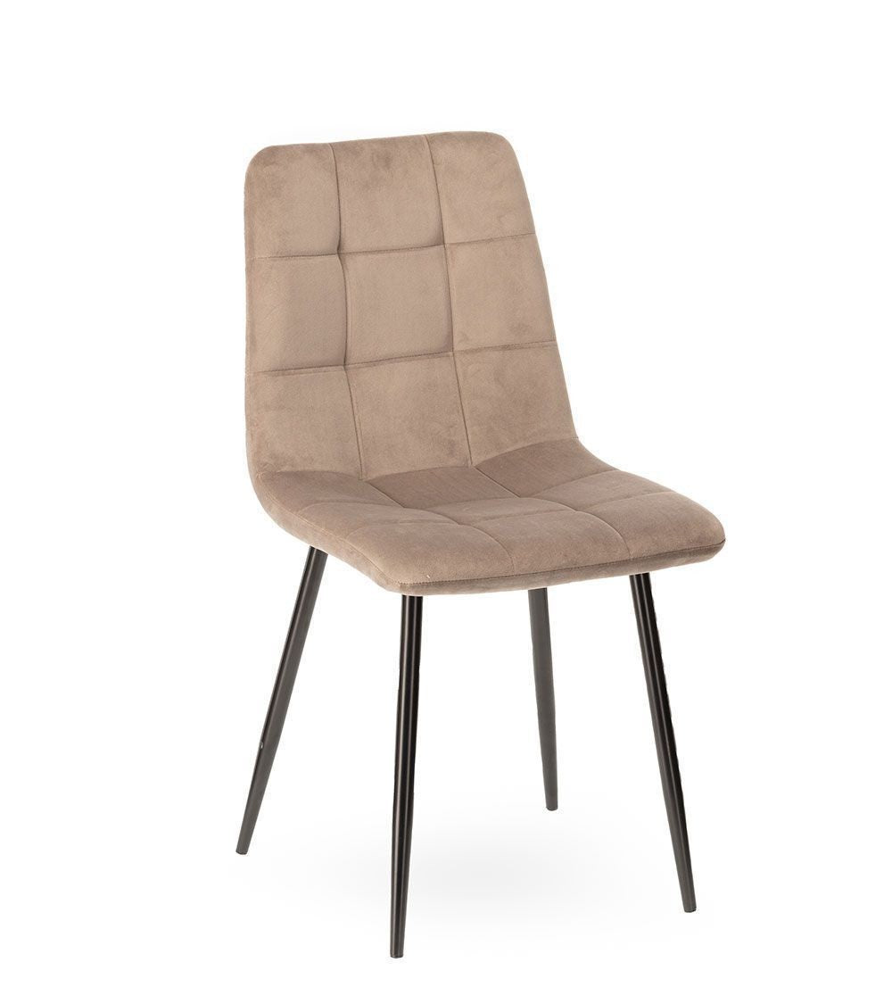 Chaise Manta Velours Weimar 44x55xH89cm