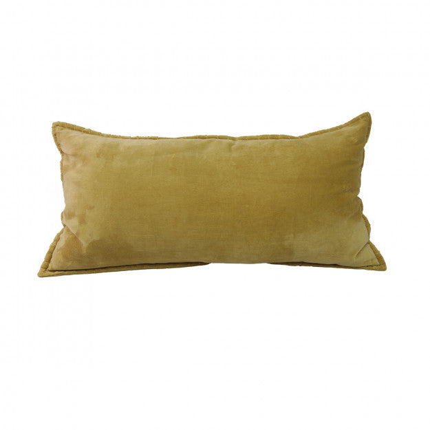 COUSSIN VELOURS 35x70 MUSTARD
