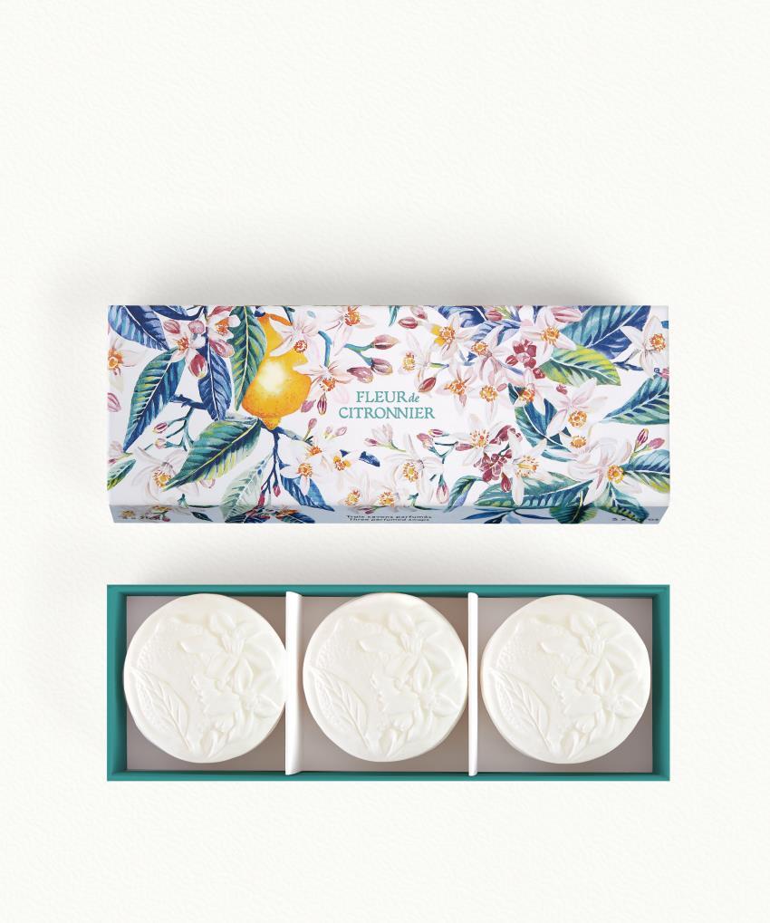 FLEUR DE CITRONNIER COFFRET 3 SAVONS 75G