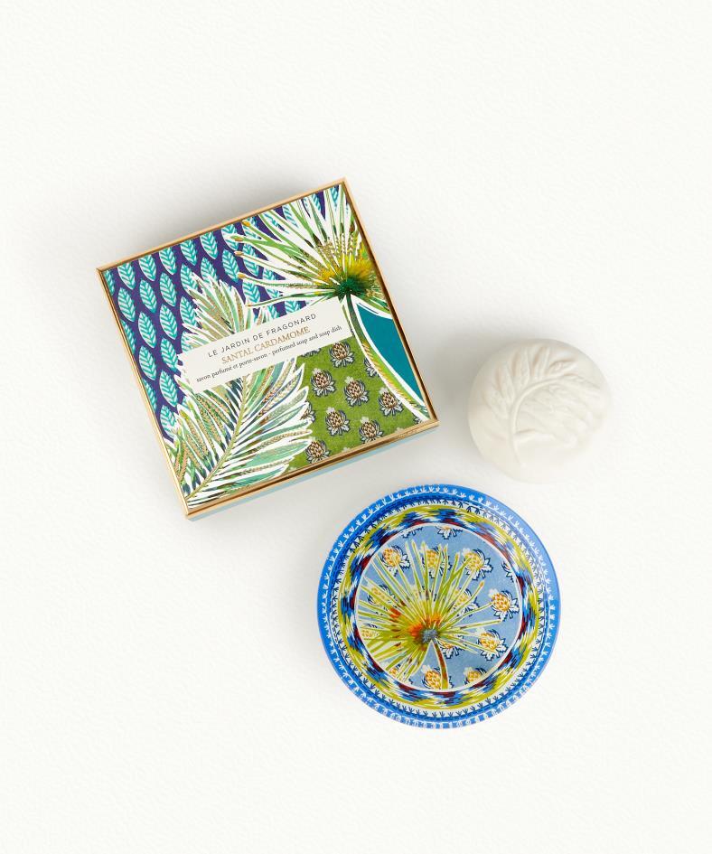 SAVON ET PORTE SAVON SANTAL CARDAMOME