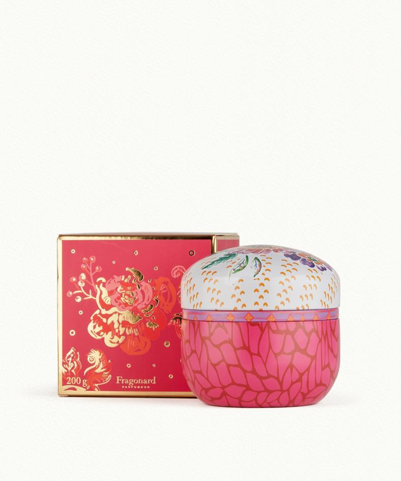 BOUGIE LAURIER ROSE CEDRE 200 G