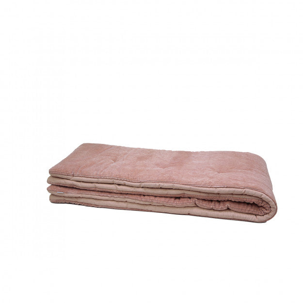 DUVET VELOURS COTELE 80x200 POUDRE