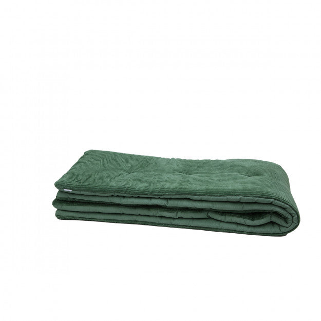 DUVET VELOURS COTELE 80x200 GREEN