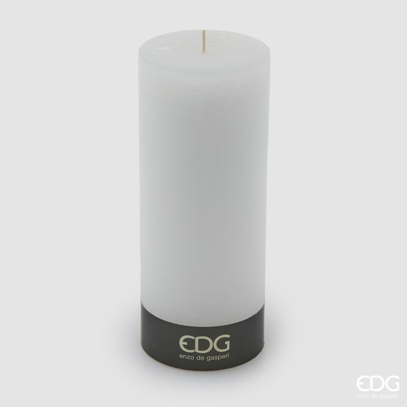 BOUGIE RUSTIC H25 D10 / BLANC