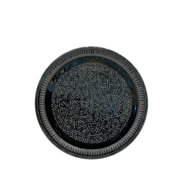 PLATEAU DECO BERBERE 60 BLACK