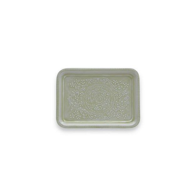 PLATEAU RECTANGLE BERBERE GM LIGHT MINT