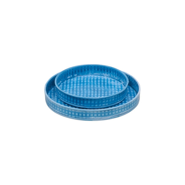 SET 2 PLATEAUX BB OSLO BLUE