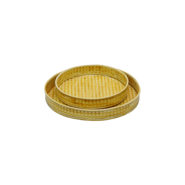 SET 2 PLATEAUX BB OSLO MUSTARD