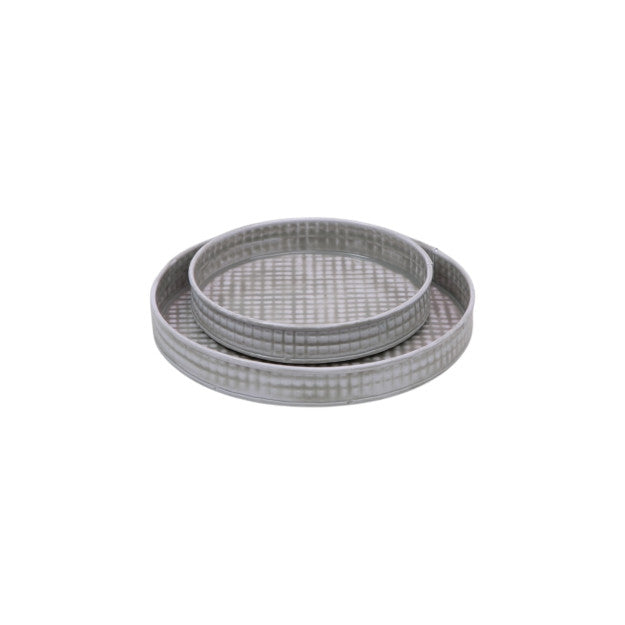 SET 2 PLATEAUX BB OSLO GREY