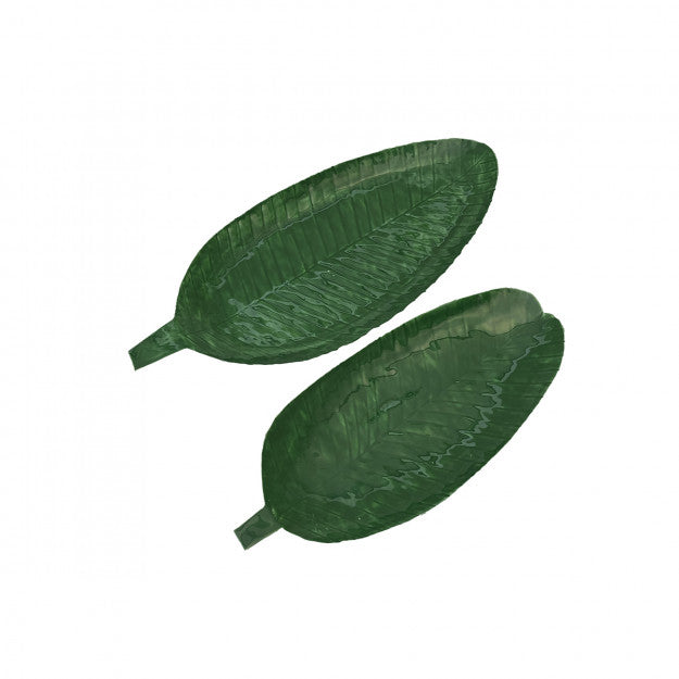 SET 2 PLATEAUX FEUILLE NENUPHAR TAMEGROUTE