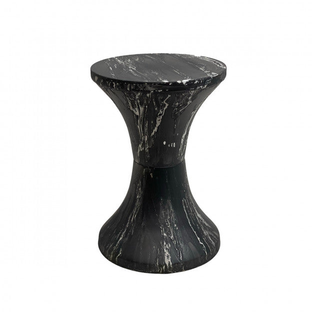 TABOURET TAM TAM MARBRE BLACK