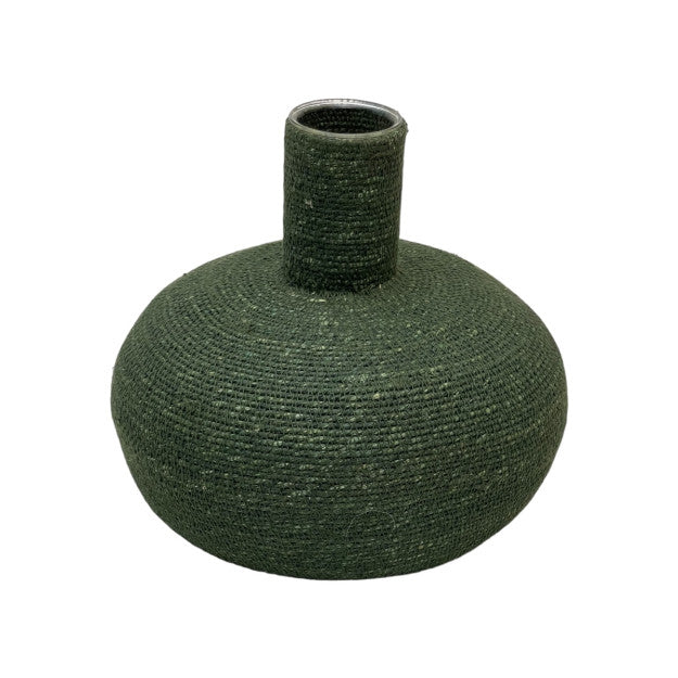 VASE ABACA KAKI