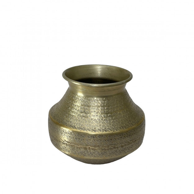VASE LEAF GOLD