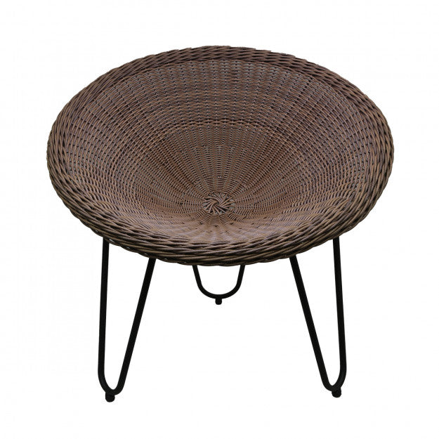 FAUTEUIL OSIER BEIGE STRUCTURE BLACK