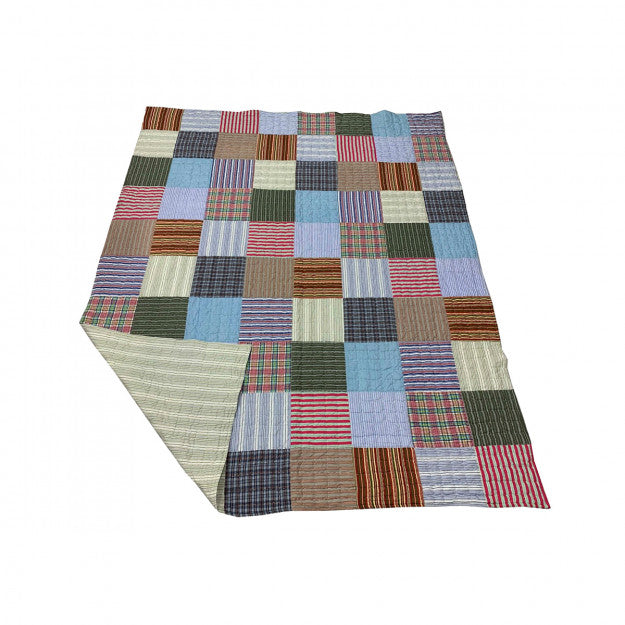 JETE DE LIT 220X270 PATCHWORK 1