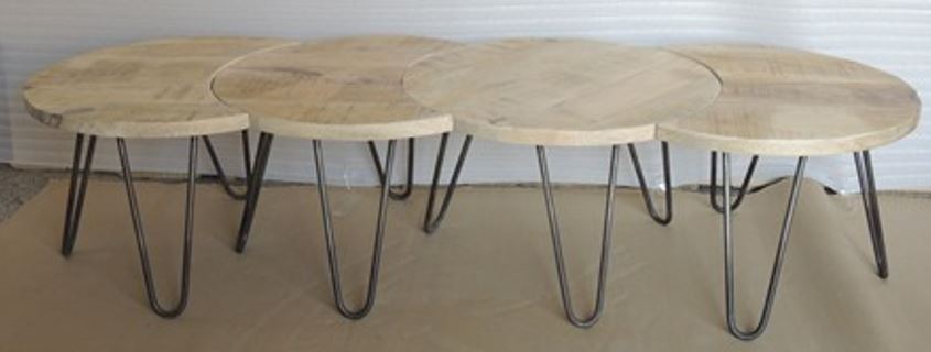 Tables Basses Rondes Tim Set/4