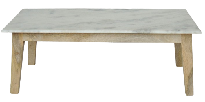 Table Basse Denise en Marbre 110x60xH40cm