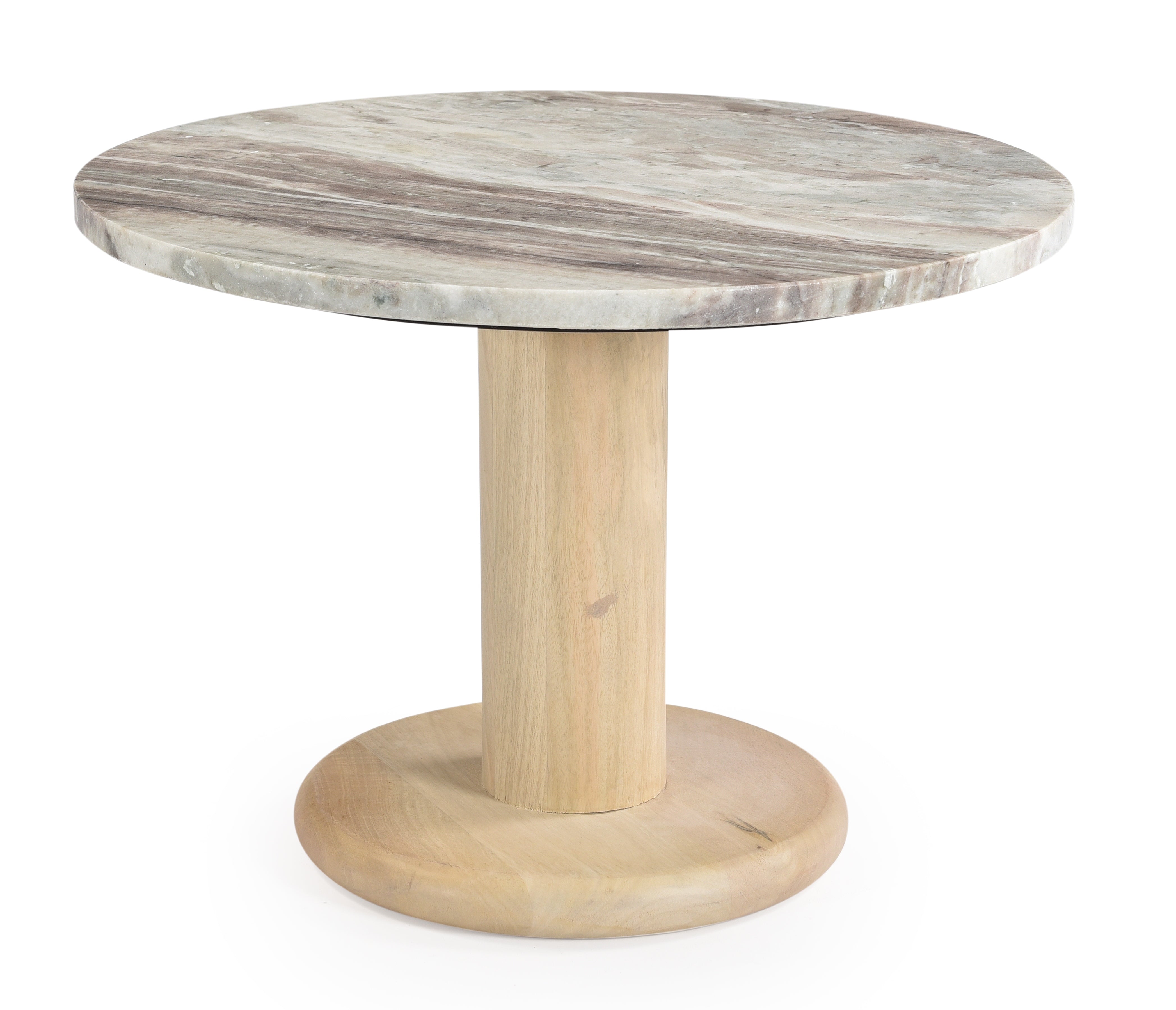 Table Basse Ronde en Marbre D60xH42cm