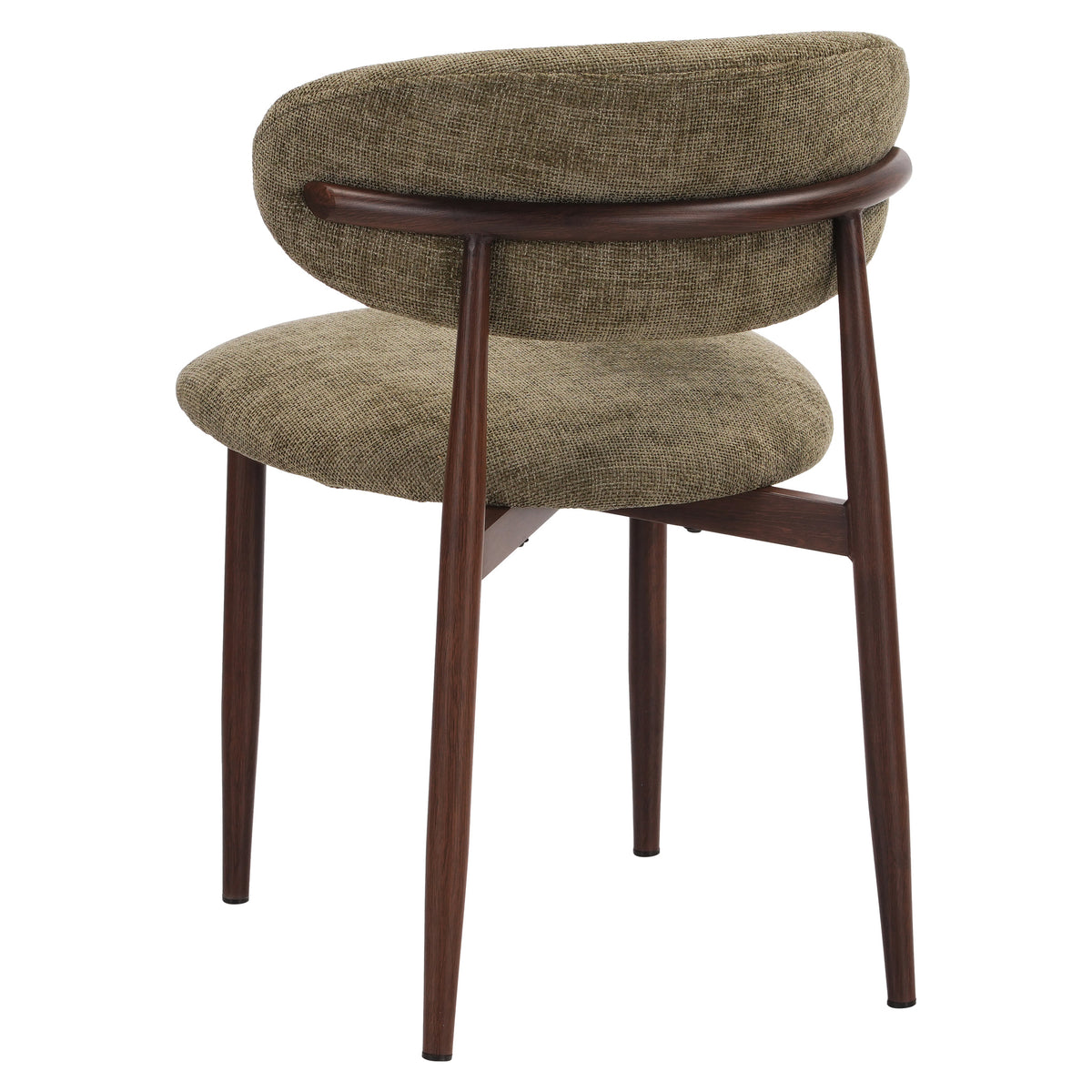 Chaise LOUISA Olive | Pied Noyer