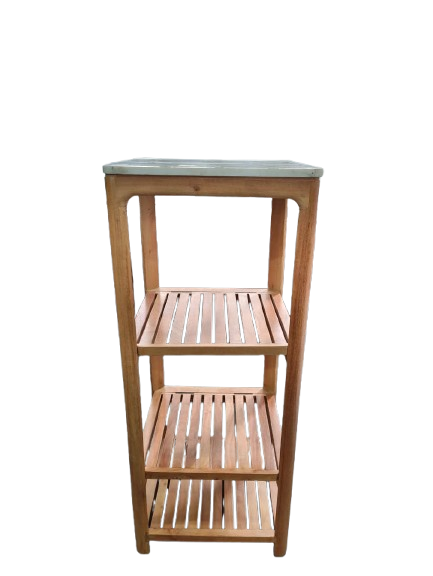 Étagère salle de bain Flor 45,72x45,72xH109,22cm