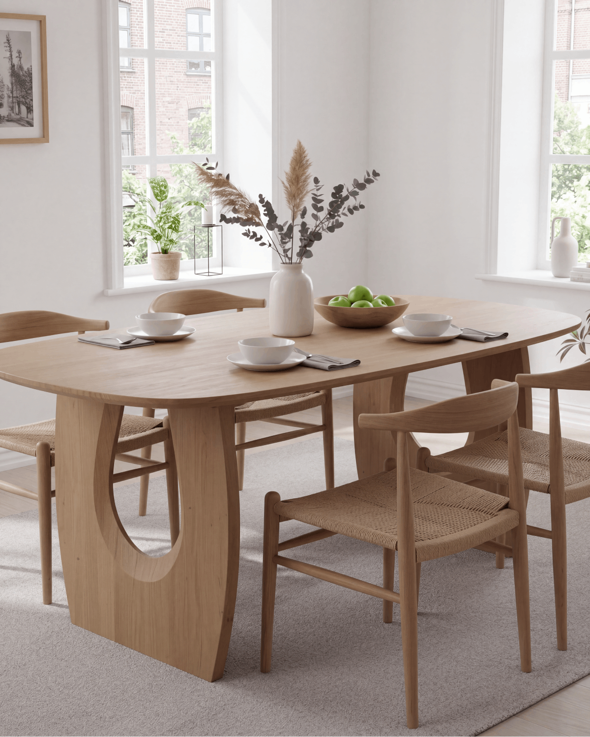 Table Repas Charlotte 180x90xH76cm