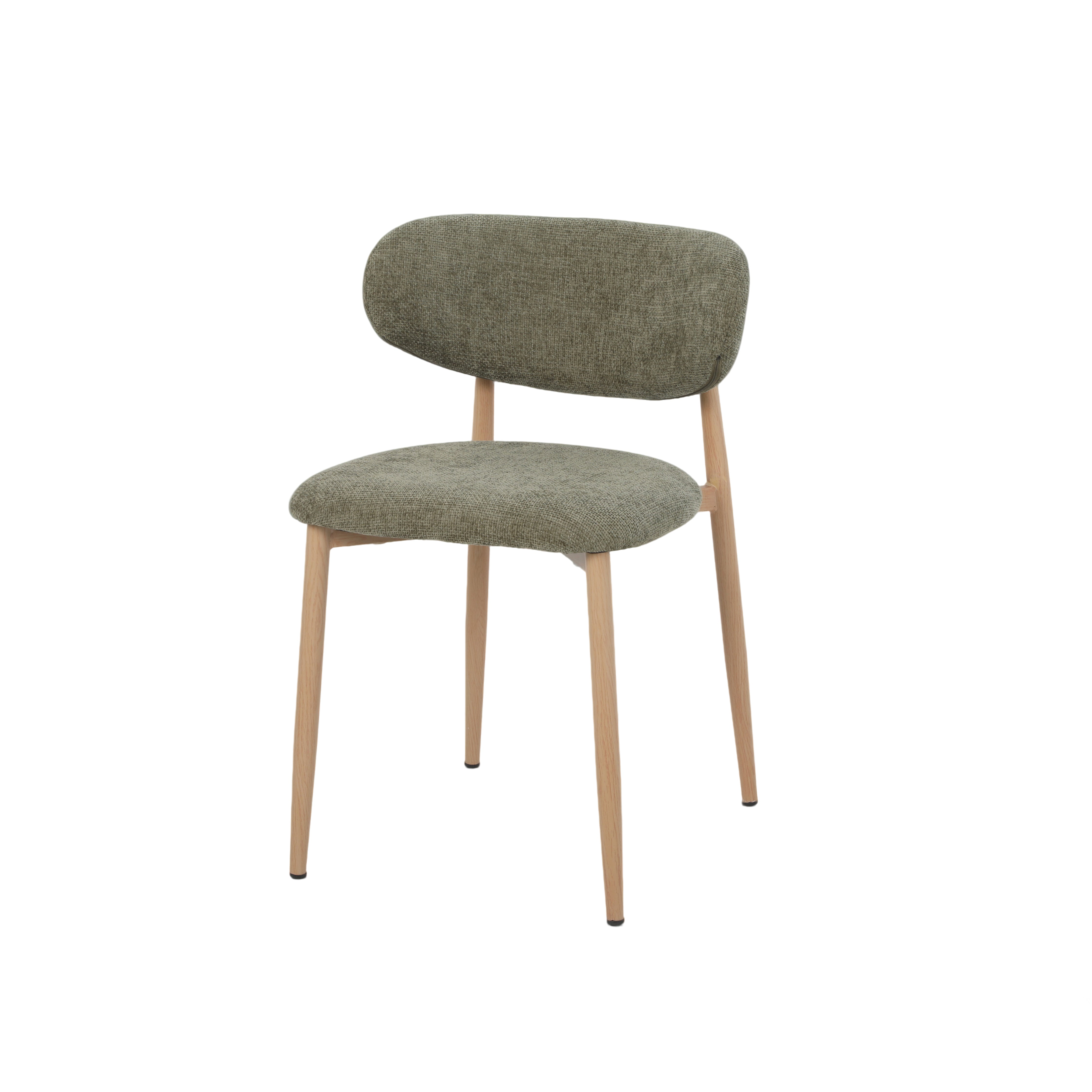 Chaise Louise Olive 350 | Pied Naturel | 43x50xH74.5cm