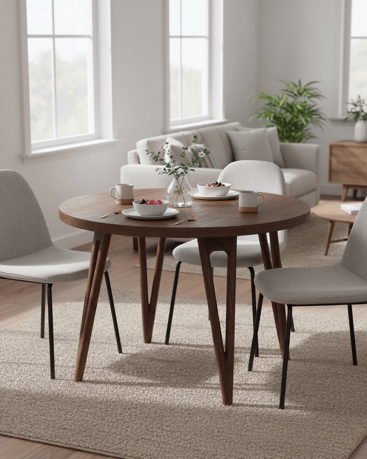 Table Repas Banjo 110x110xH76cm