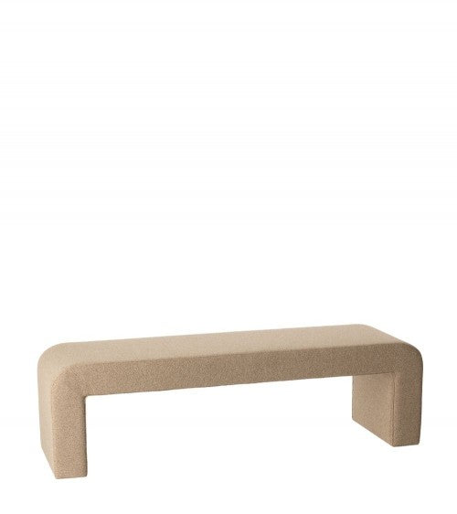 Banc Lhassa Beige 161x49xH47cm