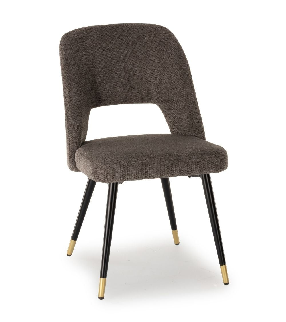 Chaise Gambetta Anthracite 50x59xH82cm