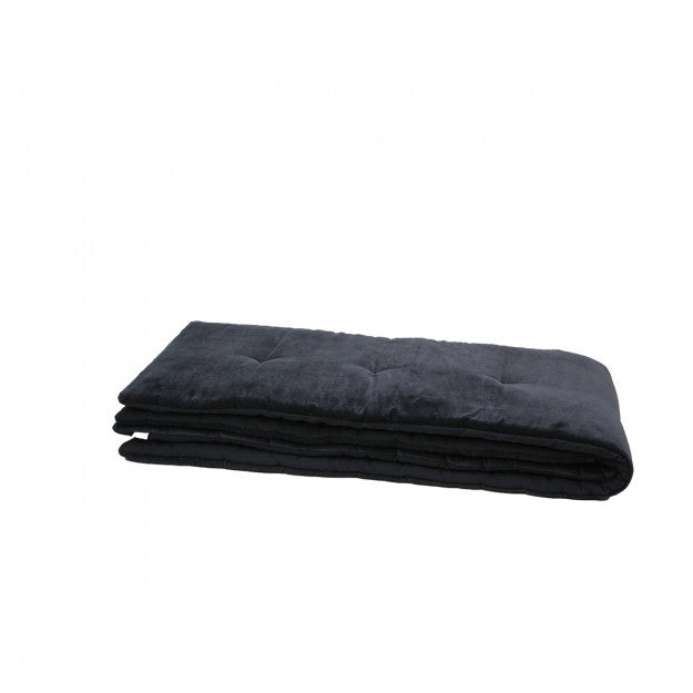 DUVET VELOURS 80x200 CARBONE