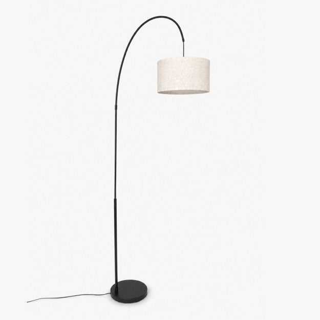LAMPE SUR PIED ARC BLACK