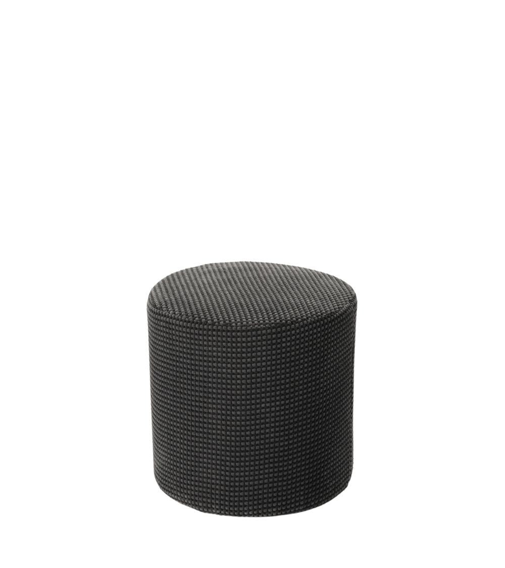 Pouf Livia Anthracite D40xH40cm