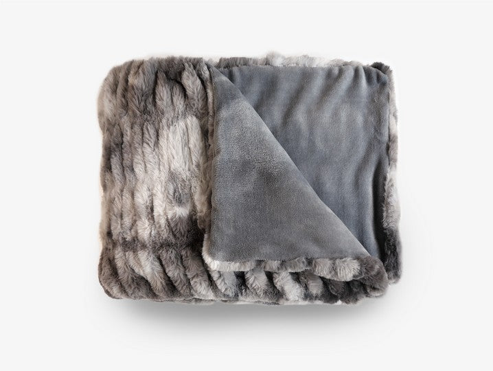 Couvre-lit-maxi plaid 150x200 cm Zibeline Angora