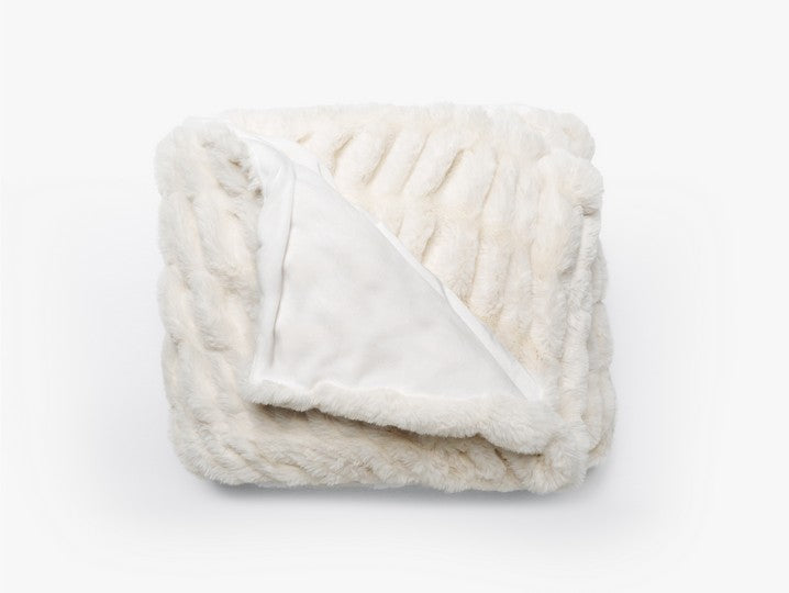 Couvre-lit-maxi plaid 150x200 cm Zibeline Neige