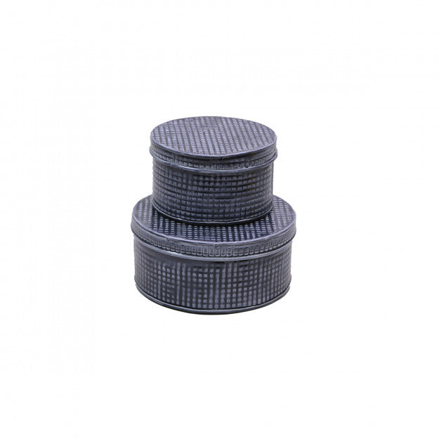 SET 2 BOITE RONDE OSLO PM NAVY