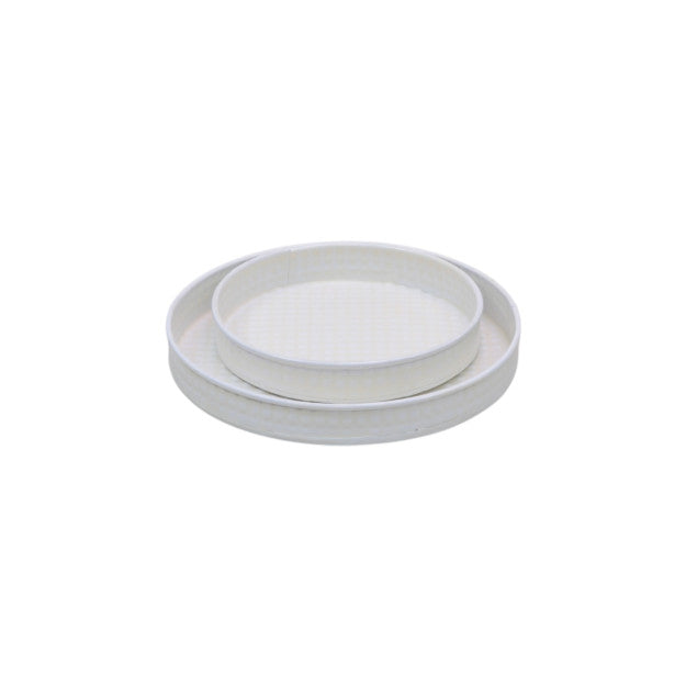 SET 2 PLATEAUX BB OSLO IVORY