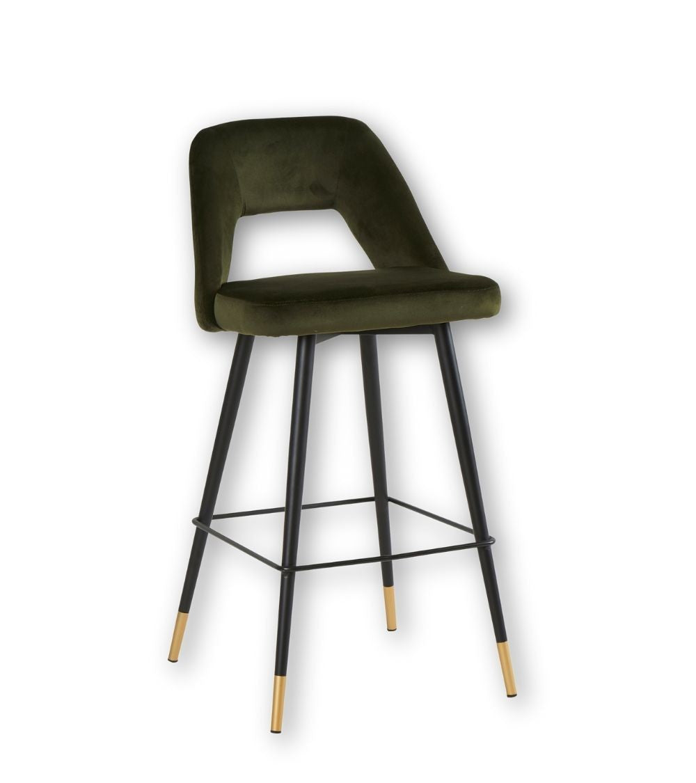 Tabouret Bar Gambetta Army H75cm 47x52xH101cm